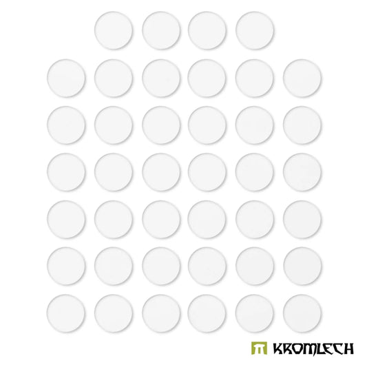 Kromlech: Clear Acrylic Bases Round 32mm (40)