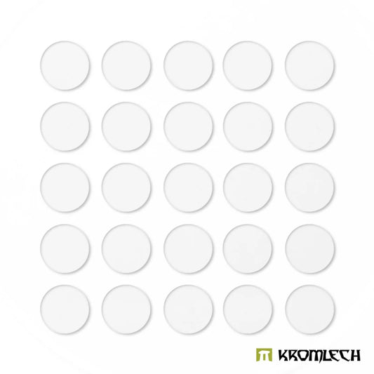 Kromlech: Clear Acrylic Bases Round 40mm (25)