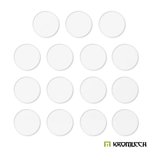 Kromlech: Clear Acrylic Bases Round 50mm (15)