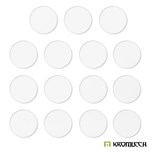 Kromlech: Clear Acrylic Bases Round 60mm (15)