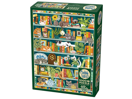 Cobble Hill: 1000pc The Purrfect Bookshelf