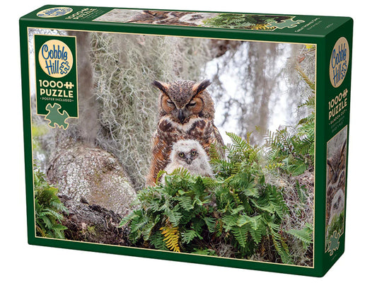 Cobble Hill: 1000pc Great Horned Owl
