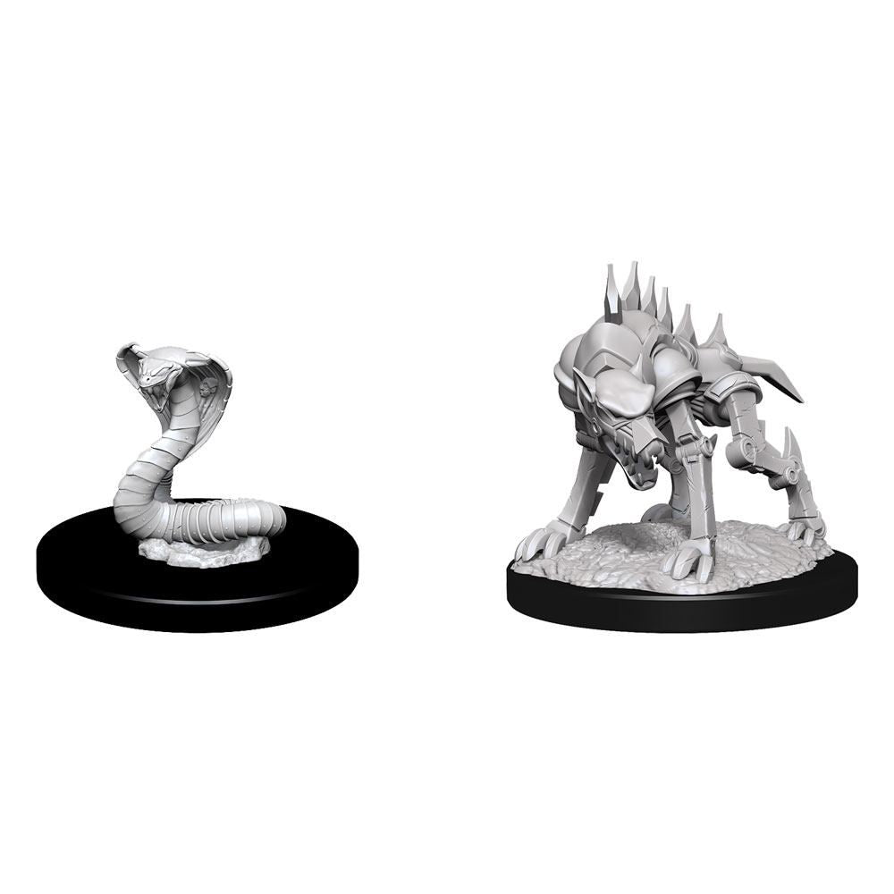 D&D: Nolzur's Marvelous Miniatures Iron Cobra & Iron Defender