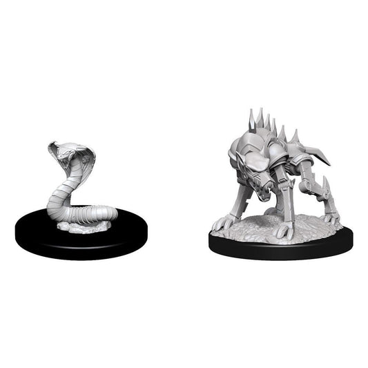 D&D: Nolzur's Marvelous Miniatures Iron Cobra & Iron Defender