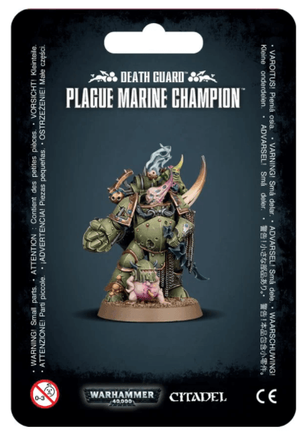 Warhammer 40k: Death Guard Plague Marine Champion