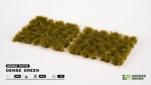 Gamers Grass: Tufts Dense Green 6mm