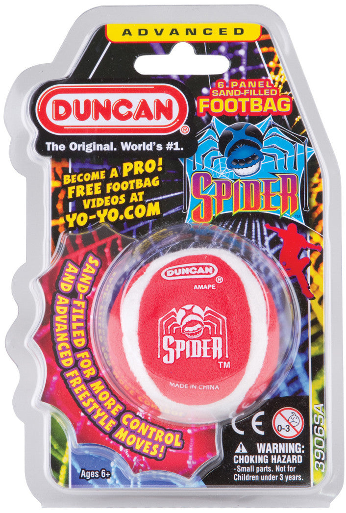 Duncan: Footbag Spider 6 Panel Sand Filled (Assorted - One Randomly Selected)