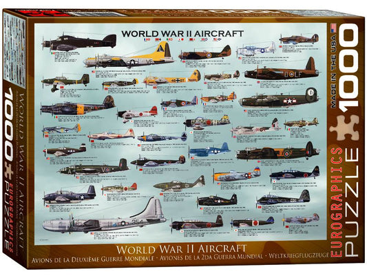 Eurographics: 1000pc World War II Aircraft