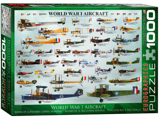 Eurographics: 1000pc World War I Aircraft
