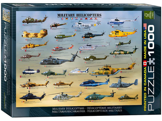 Eurographics: 1000pc Military Helicopters