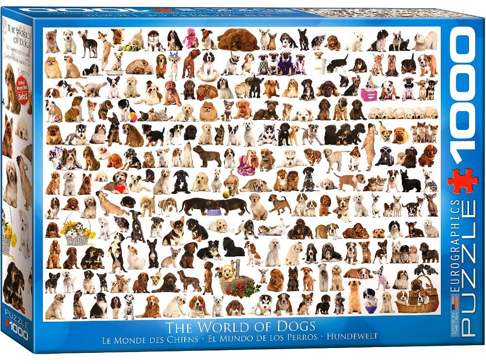 Eurographics: 1000pc The World of Dogs