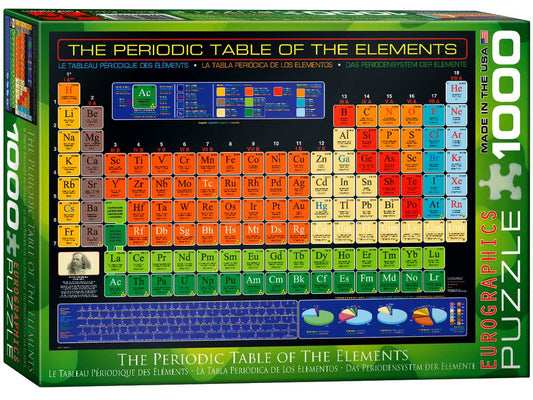 Eurographics: 1000pc The Periodic Table of the Elements