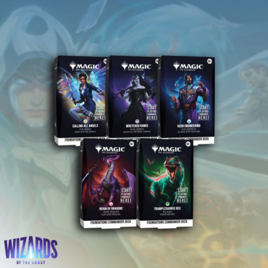 Magic the Gathering: Foundations Commander Deck (Assorted - One Randomly Selected)
