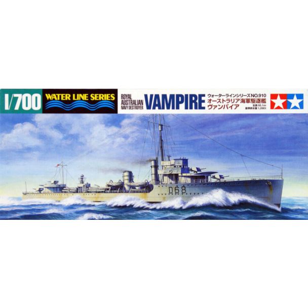 Tamiya: 1/700 Royal Australian Navy Destroyer Vampire 31910