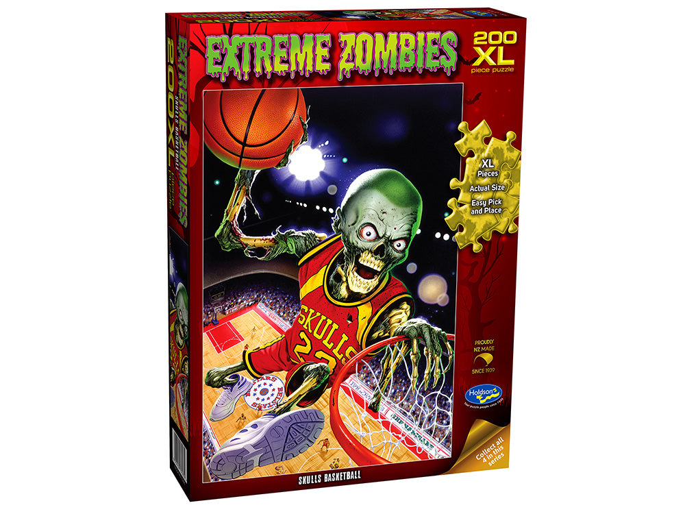 Holdson: 200pc Extreme Zombies Skulls Basketball