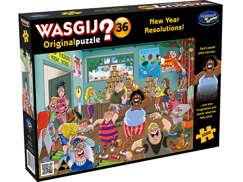 Wasgij: 1000pc Original #36 New Year Resolutions!