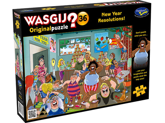 Wasgij: 1000pc Original #36 New Year Resolutions!