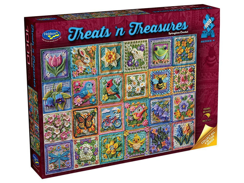 Holdson: 1000pc Treats 'n Treasures Springtime Crochet