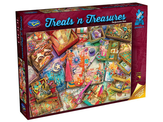 Holdson: 1000pc Treats 'n Treasures The Journalers Desk