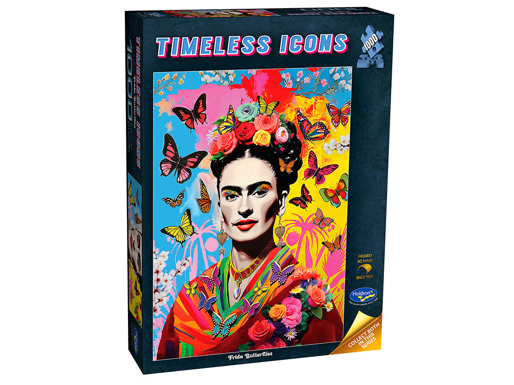 Holdson: 1000pc Timeless Icons Frida Butterflies
