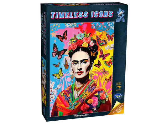 Holdson: 1000pc Timeless Icons Frida Butterflies