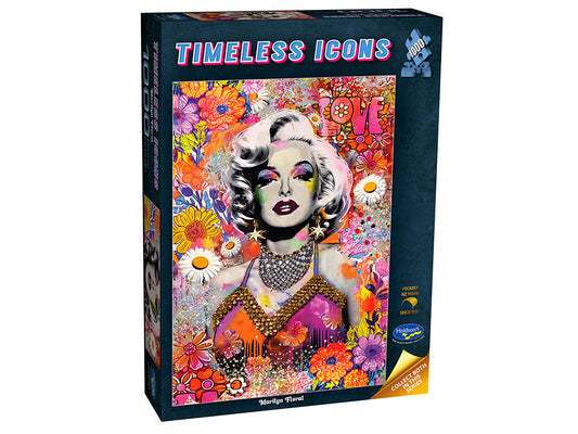 Holdson: 1000pc Timeless Icons Marilyn Floral