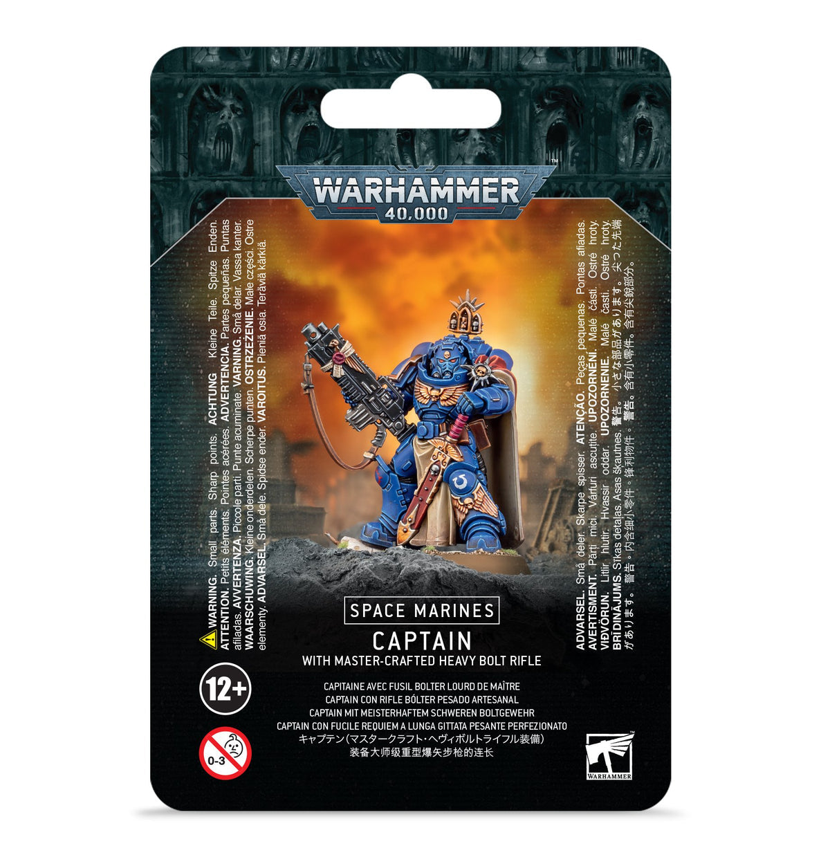 Warhammer 40k: Space Marine Captain With Master-Crafted Bolt Rifle