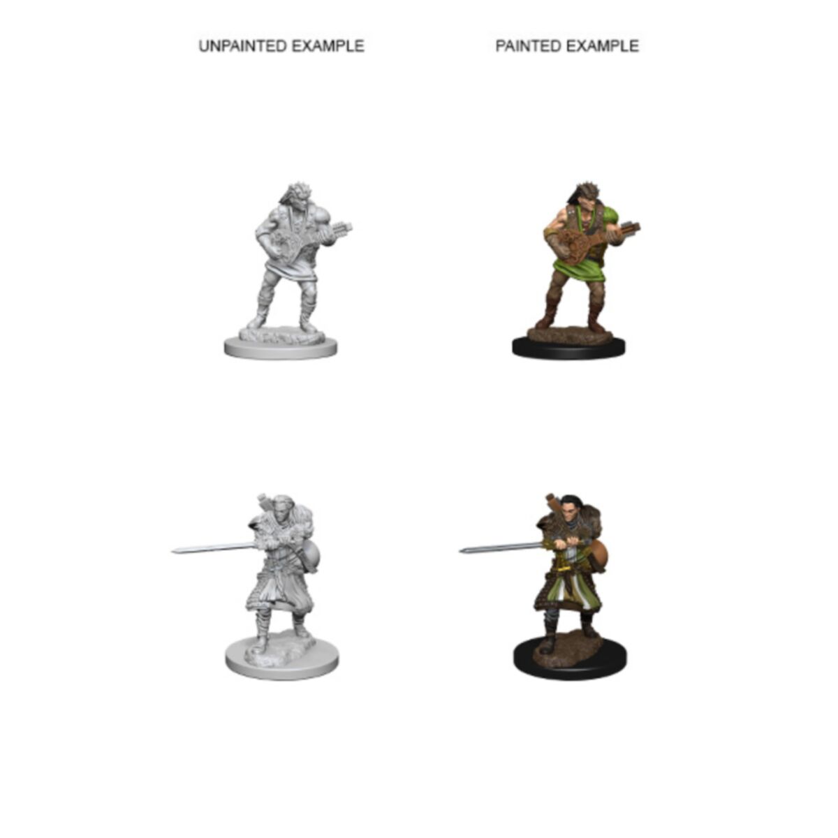 D&D: Nolzur's Marvelous Miniatures Human Bard Male