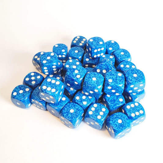 Chessex: Speckled 12mm D6 Water (x36)