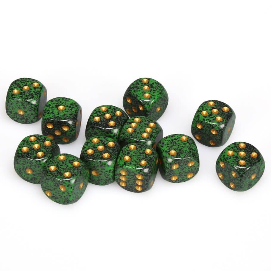 Chessex: Speckled 16mm D6 Golden Recon (x12)