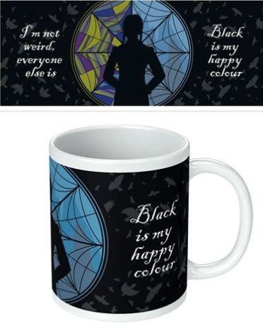 Coffee Mug: Wednesday Black Is My Happy Colour