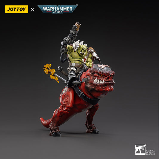 JoyToy: Warhammer 40k Orks Squighog Nob On Smasha Squig