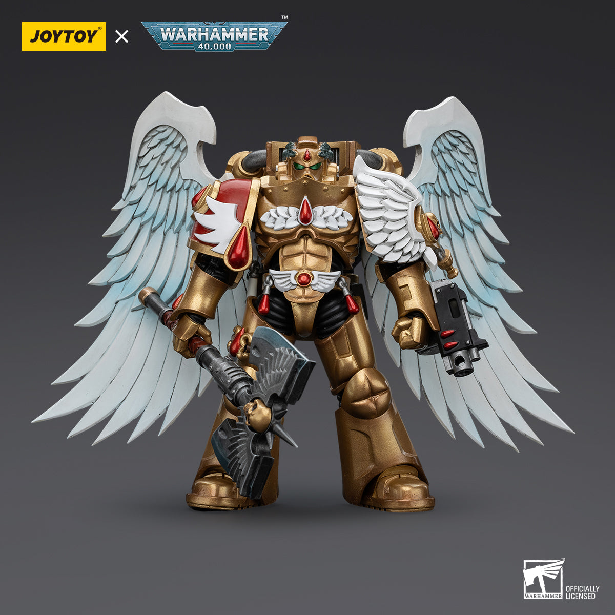 JoyToy: Warhammer 40k Blood Angels Sanguinary Guard with Encarmine Axe