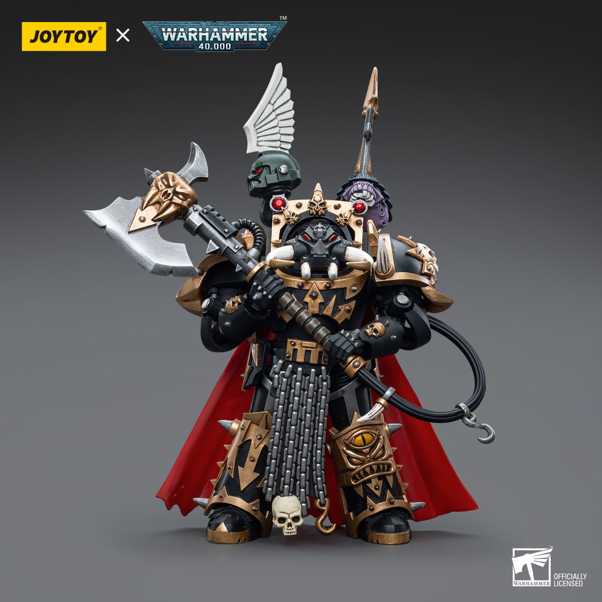 JoyToy: Warhammer 40k Chaos Space Marines Black Legion Chaos Lord in Terminator Armour