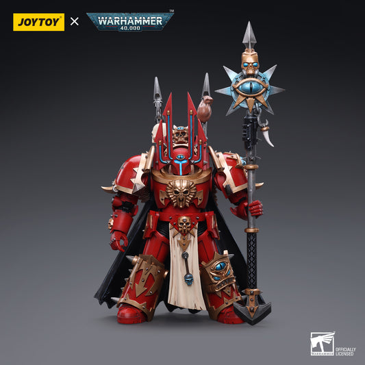 JoyToy: Warhammer 40k Crimson Slaughter Chaos Sorcerer Lord in Terminator Armour
