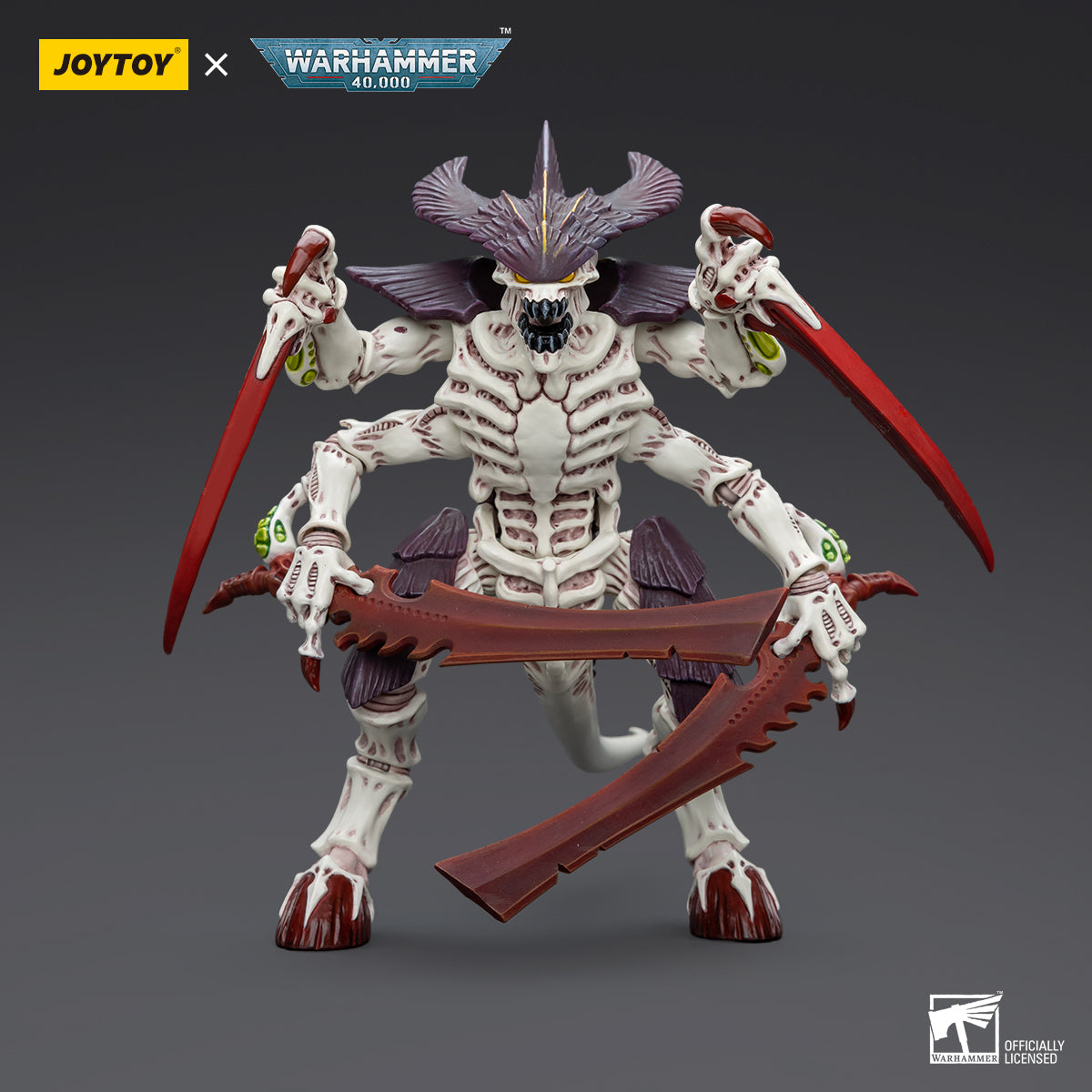 JoyToy: Warhammer 40k Tyranids Hive Fleet Leviathan Tyranid Warrior with Boneswords