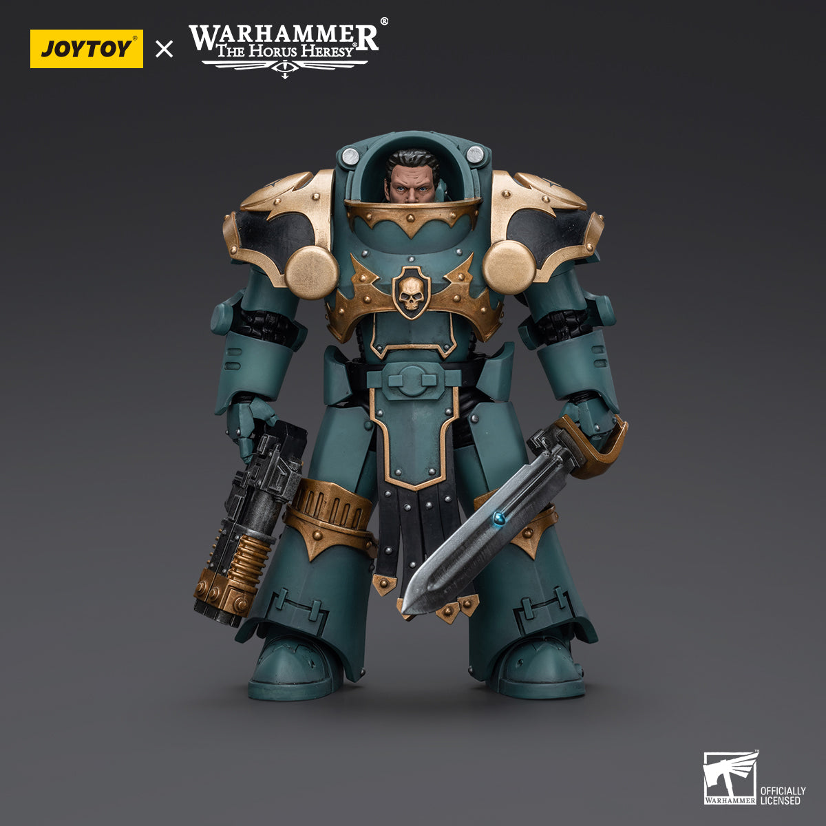 JoyToy: Horus Heresy Sons of Horus Tartaros Terminator Sergeant with Power Sword