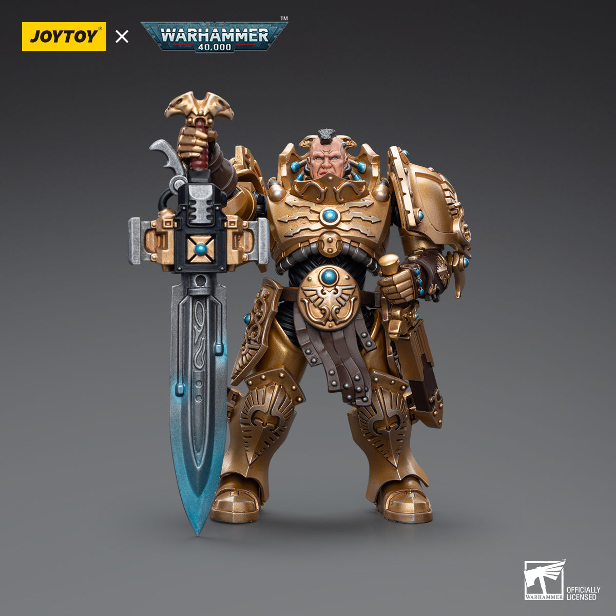 JoyToy: Warhammer 40k Adeptus Custodes Custodian Guard with Sentinel Blade