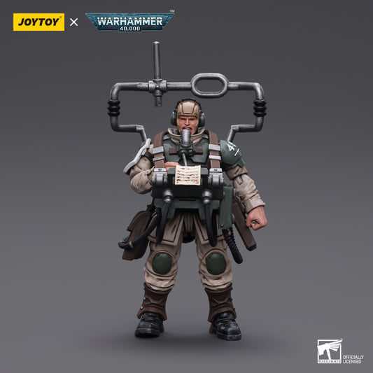 JoyToy: Warhammer 40k Astra Militarum Cadian Command Squad Veteran with Master Vox