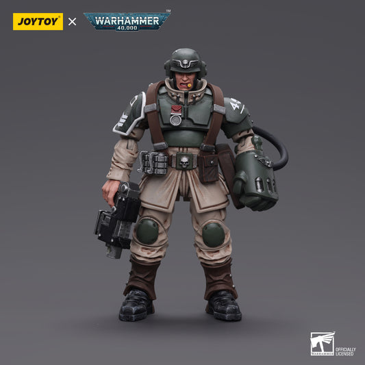 JoyToy: Warhammer 40k Astra Militarum Cadian Command Squad Veteran Sergeant with P Fist