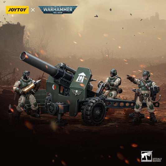 JoyToy: Warhammer 40k Astra Militarum Ordnance Team with Bombast Field Gun