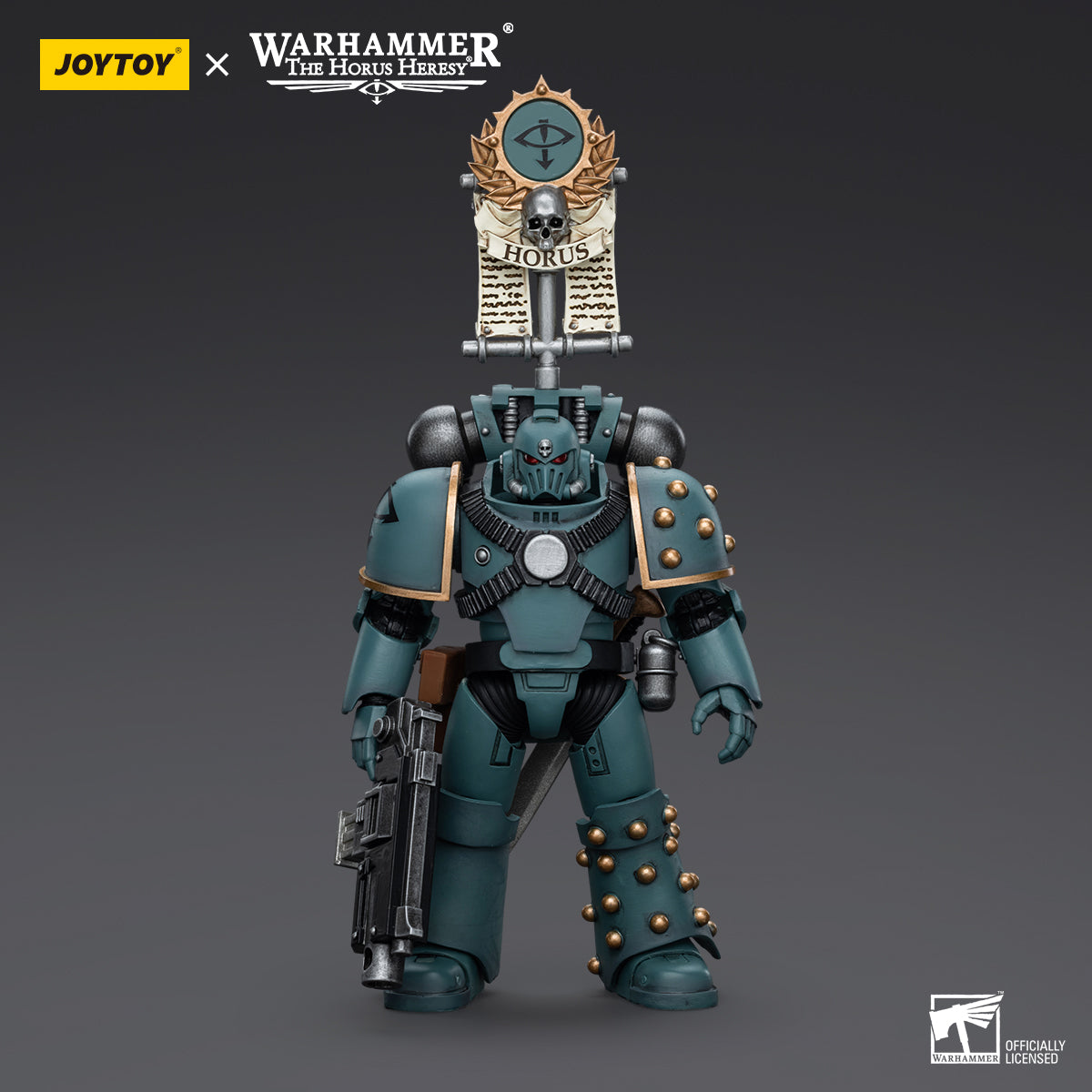 JoyToy: Horus Heresy Sons of Horus MKIV Tactical Squad Legionary with Legion Vexilla