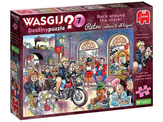 Wasgij: 1000pc Retro Destiny #7 Rock around the clock!