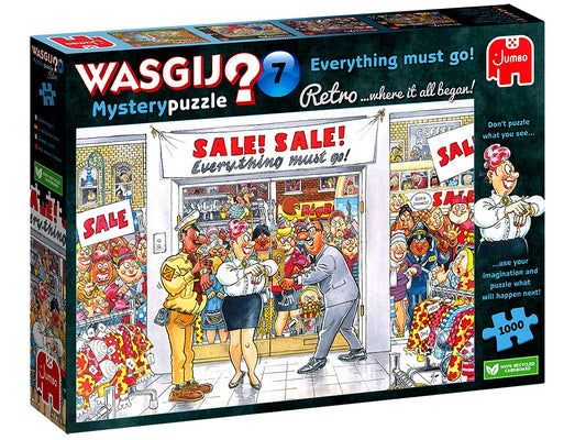 Wasgij: 1000pc Retro Mystery #7 Everything must go!