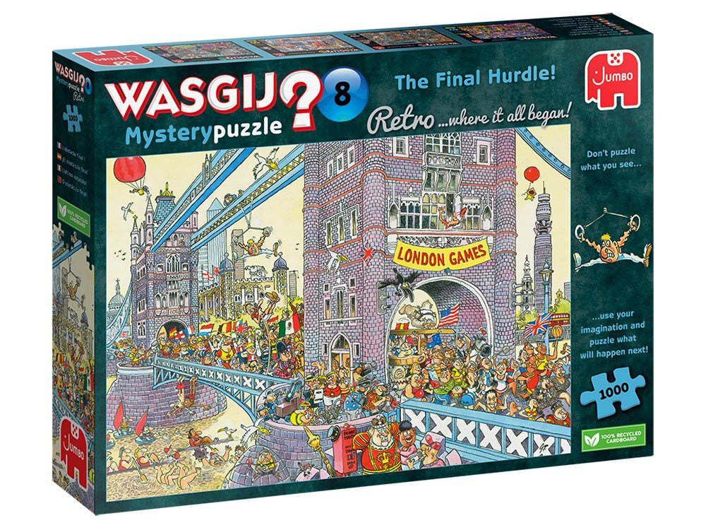 Wasgij: 1000pc Retro Mystery #8 The Final Hurdle!
