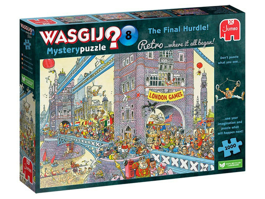 Wasgij: 1000pc Retro Mystery #8 The Final Hurdle!