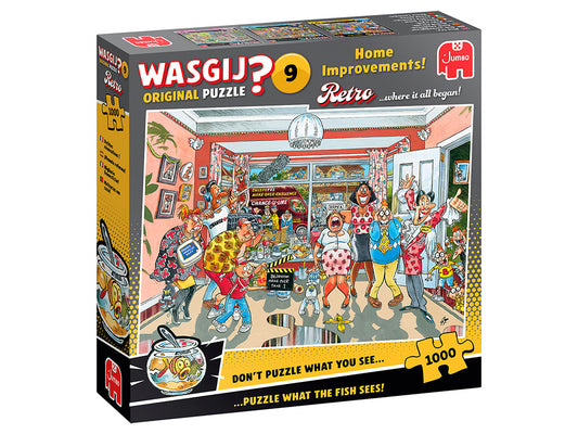 Wasgij: 1000pc Retro Original #9 Home Improvements!