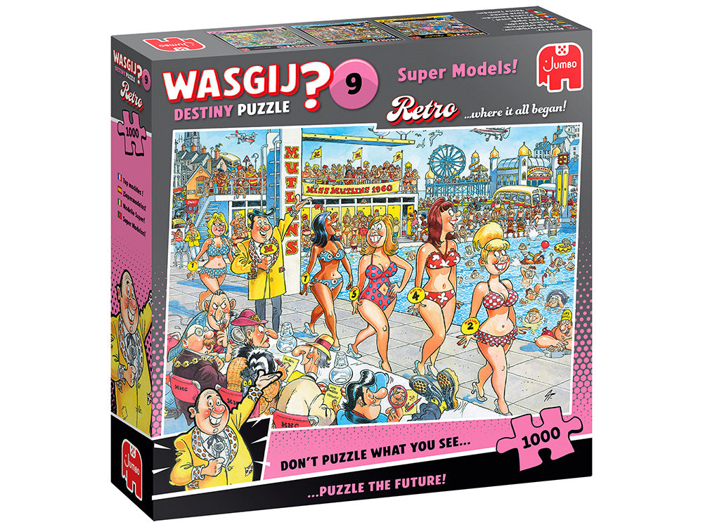 Wasgij: 1000pc Retro Destiny #9 Super Models!