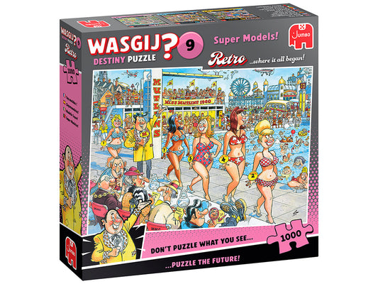 Wasgij: 1000pc Retro Destiny #9 Super Models!
