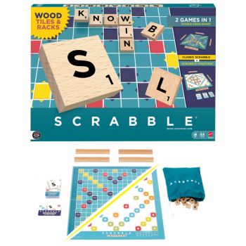 Scrabble Game Wood